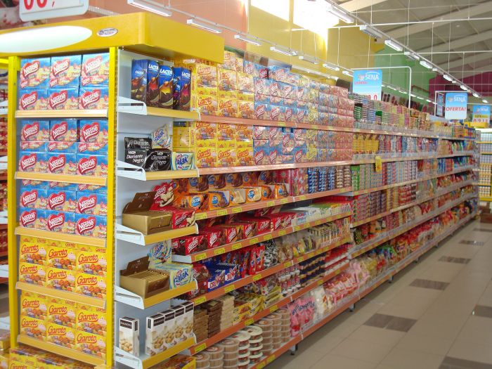 Gôndola ideal para Supermercado